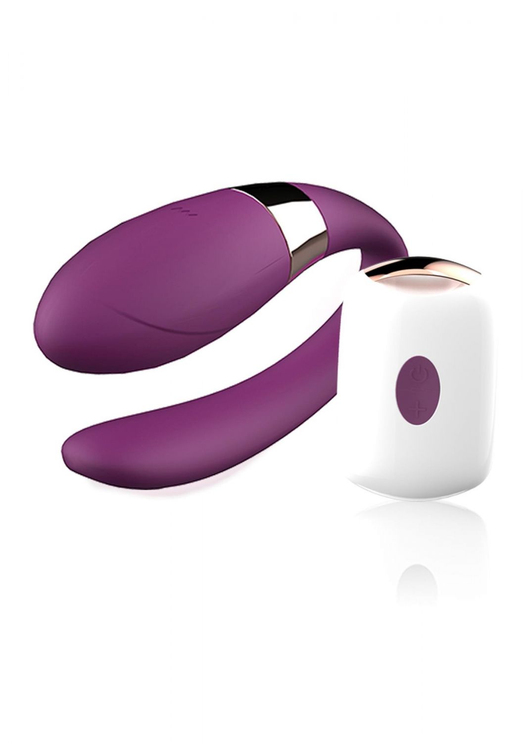 Paarivibraator V-Vibe Purple, 7 Funktsiooni ja Kaugjuhtimispult