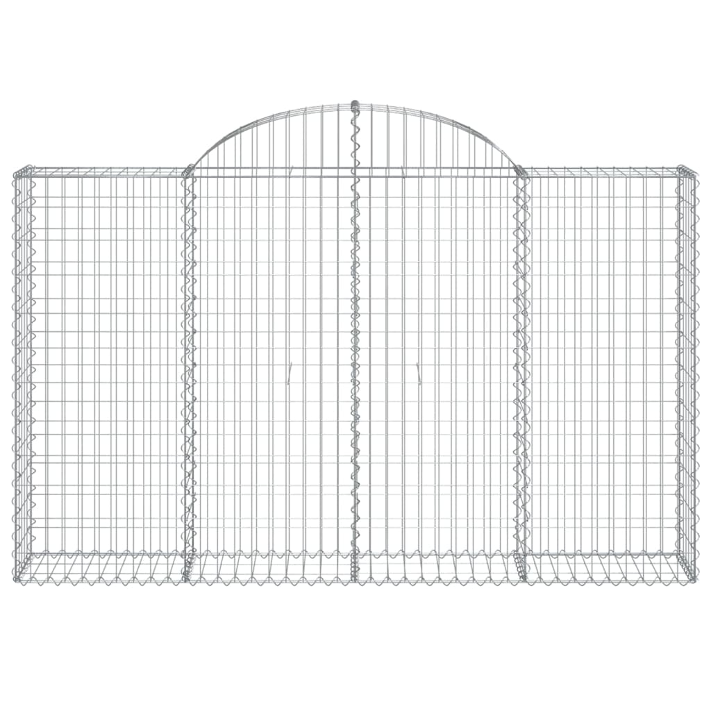 Габион дугообразной формы, 200x30x120/140 см, оцинкованная сталь