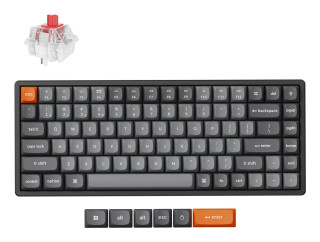 Keychron K2 Max RGB Aluminum - US Layout - Hot-Swappable Gateron Super Red Wireless Keyboard