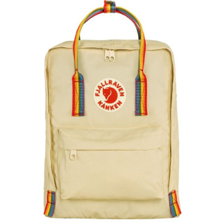 Fjallraven Kanken Rainbow backpack - light oak/patt