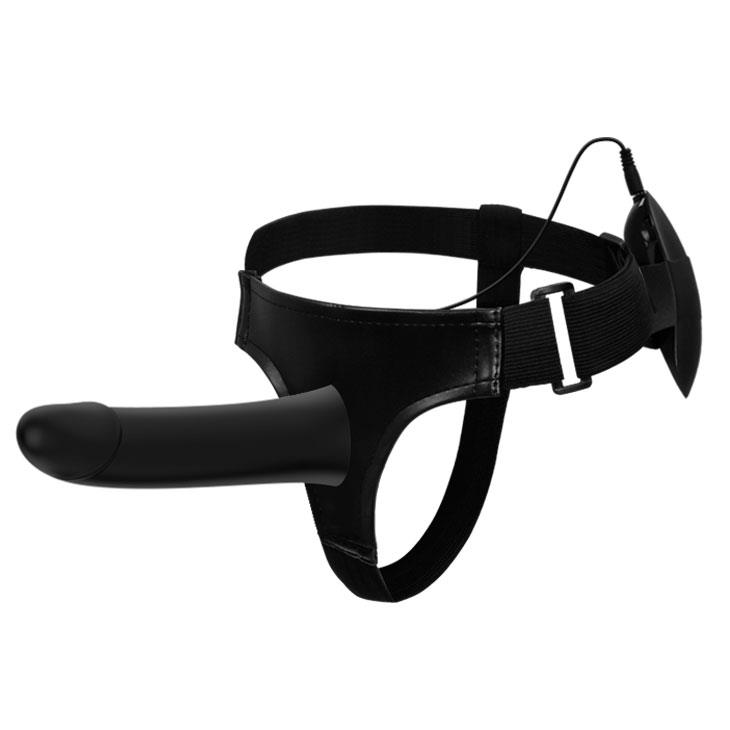 PRETTY LOVE - Vito Vibreeriv Õõnes Strap-on 17,3 cm