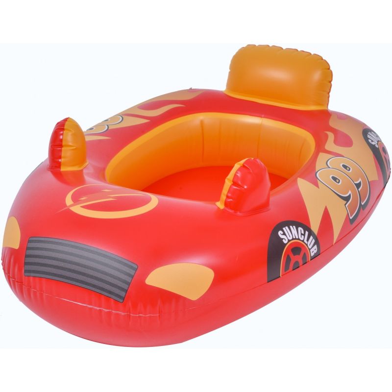 INFLATABLE CAR BOAT FOR SWIMMING 86X60.5CM 37621 ORANGE