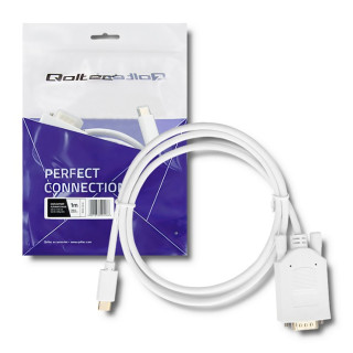 Qoltec USB 3.1 typ C male/ VGA male cable| FULL HD | Alternate mode | 1m