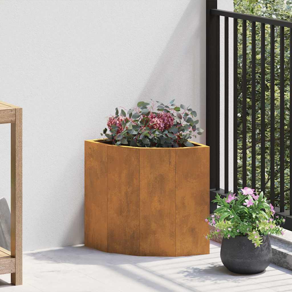 Nurgapott Rooste 30 x 30 x 35 cm Kulunud teras