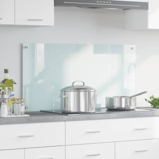 Kögi Splashback Valge 100 x 50 x 0.8 cm karastatud klaas