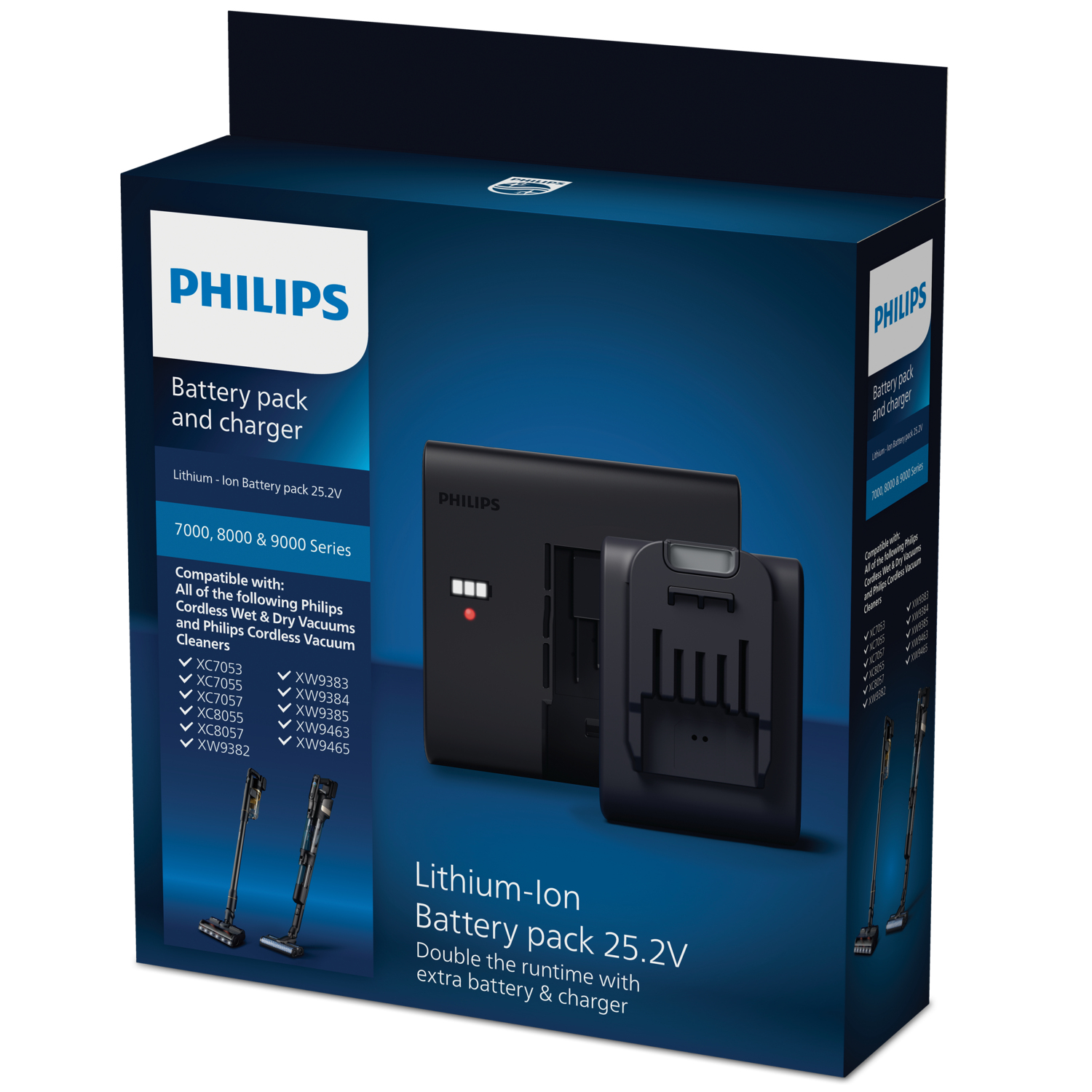 Philips  battery pack and charger XV1797/01