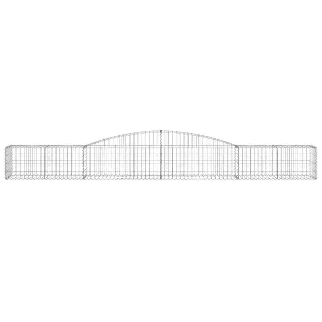 Габион дугообразной формы, 400x50x40/60 см, оцинкованная сталь