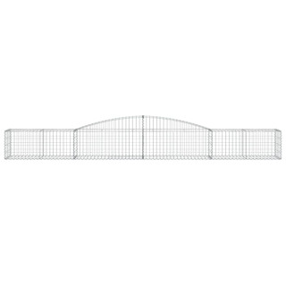 Габион дугообразной формы, 400x50x40/60 см, оцинкованная сталь