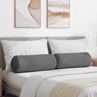 Padjad 2 pcs Tumehall Ø 25 x 70 cm kangas