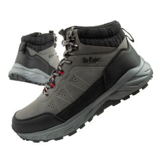 Lee Cooper men's winter hiking boots, insulated, ankle boots, gray