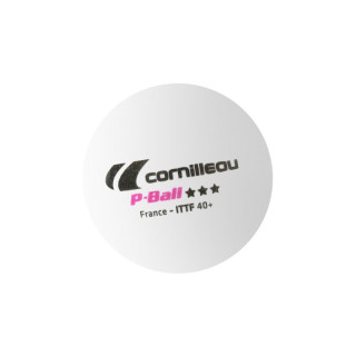 Cornilleau P-BALL ITTF table tennis balls white 3 pcs.