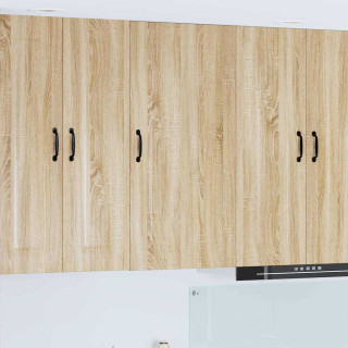 Seinakapp kööki riiuliga Sonoma tamm 50 x 31 x 100 cm Tehispuit