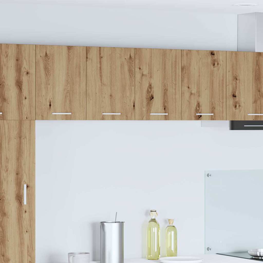 Seinakapp Riga 2 pcs Meisterdatud tamm ja valge 60 x 31 x 40 cm