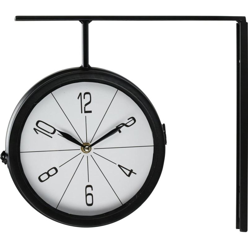 DOUBLE-SIDED STATION WALL CLOCK 30X9X28CM EXCELLENT HOUSEWARE