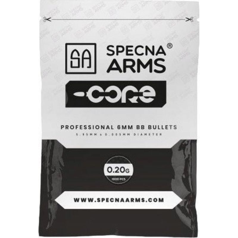 Specna Arms CORE 0.20g ASG BBs - 1000 pcs. (SPE-16-021002)