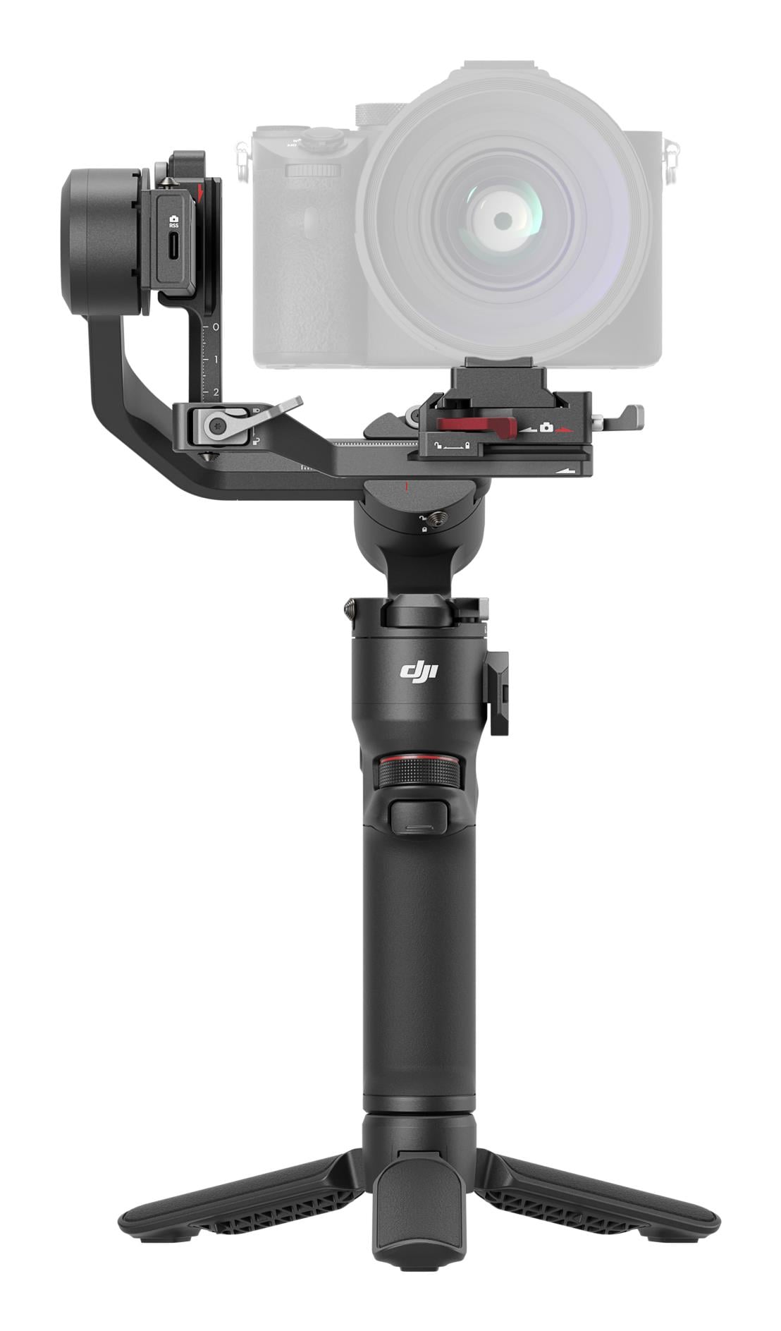 Kompaktne DJI RS 3 Mini gimbal vertikaalses asendis