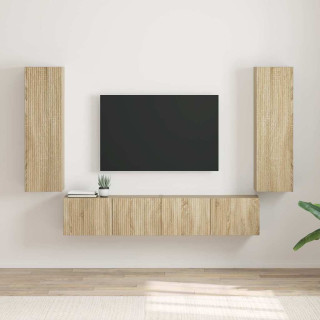 TV Seina Kapp 2 pcs Sonoma 30 x 31 x 100 cm Tehispuit