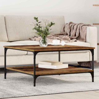 Kohvilaud Vana puit 80 x 80 x 40 cm Tehispuit