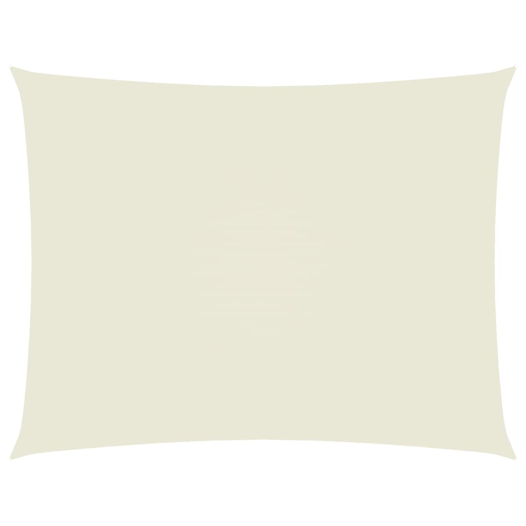 oxford-kangast päikesepuri, ristkülik, 2,5 x 4 m kreemjas