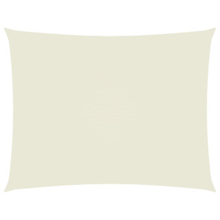 oxford-kangast päikesepuri, ristkülik, 2,5 x 4 m kreemjas