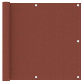 Балконный экран, терракотовый, 90 x 300 см, ткань Оксфорд