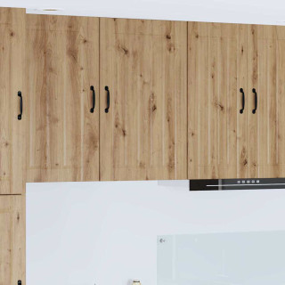 Seinakapp kööki riiuliga Käsitööpuu 50 x 31 x 80 cm Tehispuit