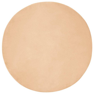 Kunstlik Küüliku Karv Mat Pruunikashall Ø 200 cm Polüester