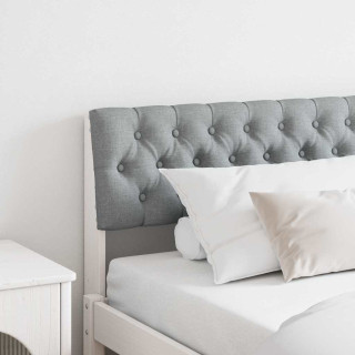 Polsterdatud voodiots Helehall 180 cm Tahke mänd