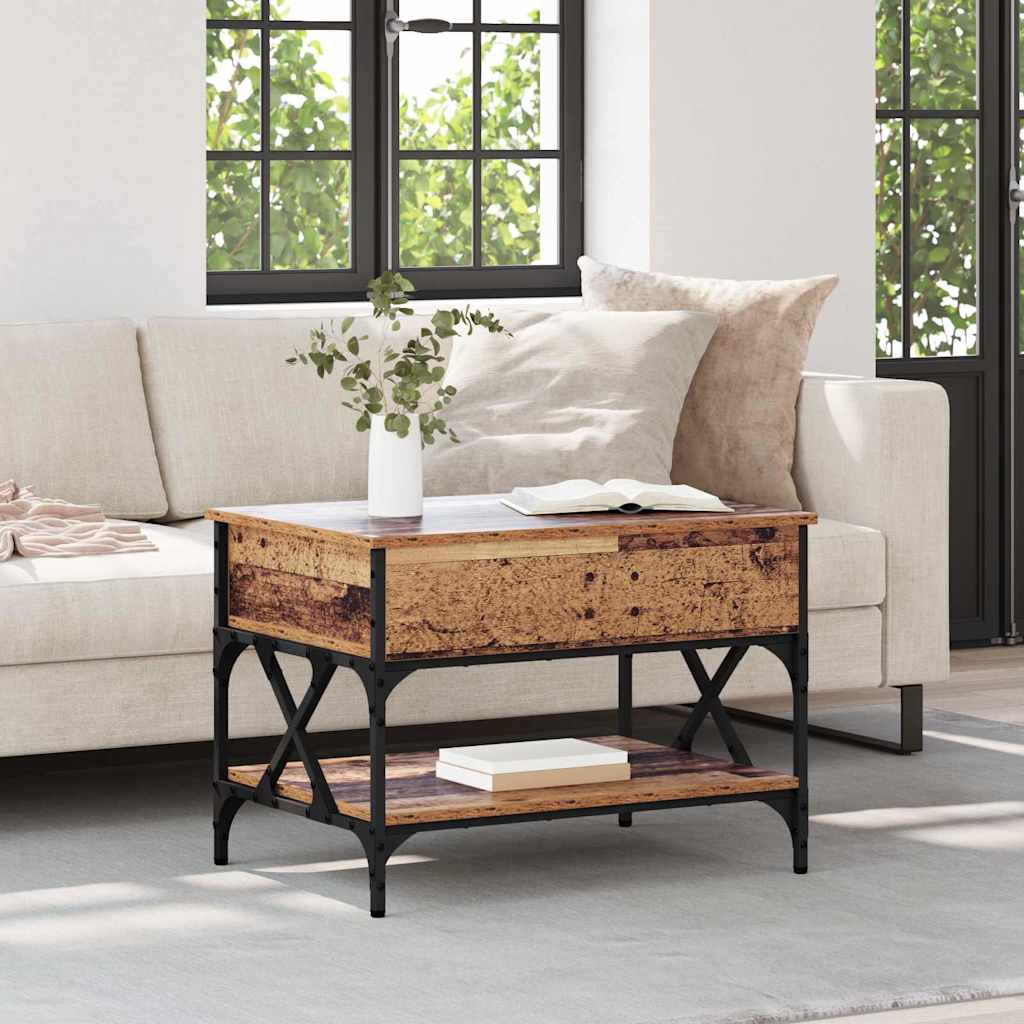 Kohvilaud Vana puit 70x50x50cm Tehispuit