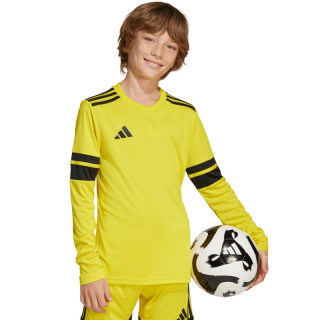 adidas Squadra 25 Long Sleeve Kids T-Shirt Yellow JJ0043