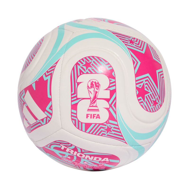 adidas World Cup 26 Trionda Club football white, pink and blue JD8054