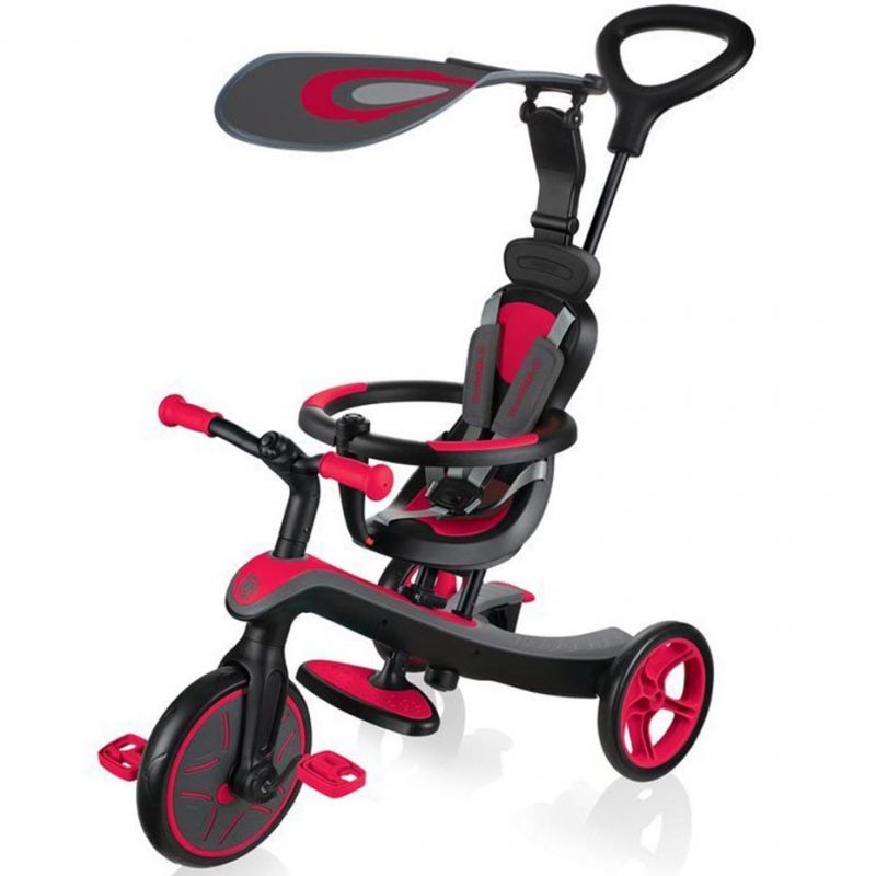 Globber New Red Explorer Trike 4in1 632-102-2