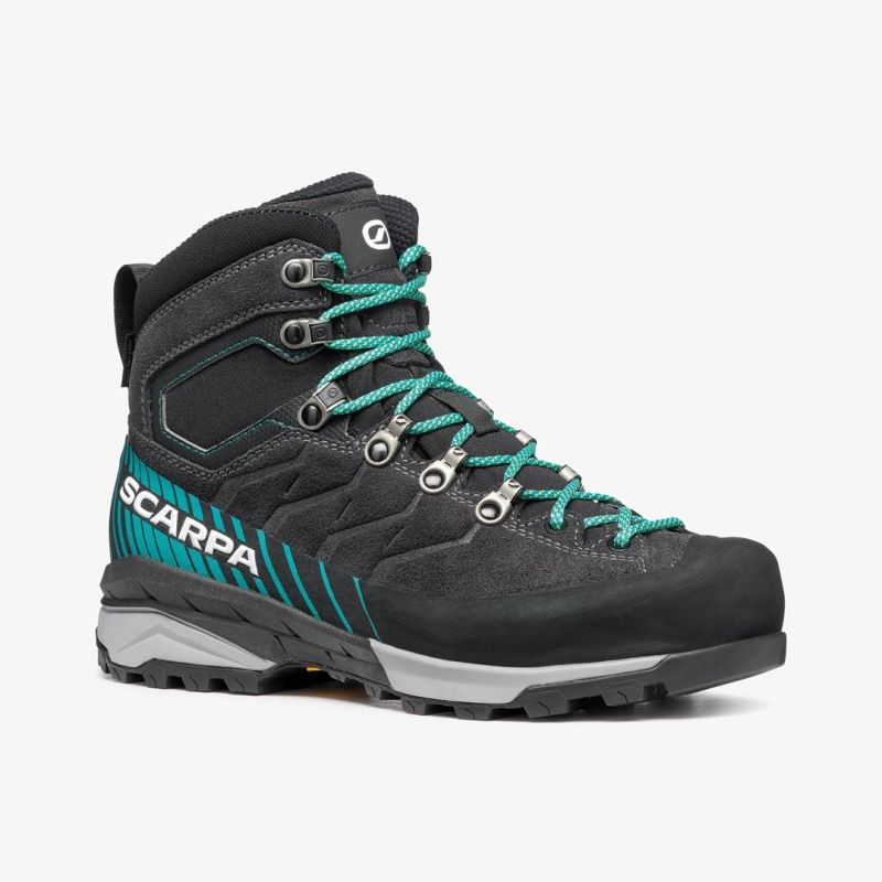 Scarpa mescalito trk gtx women dark anthracite tropical green 39 shoes
