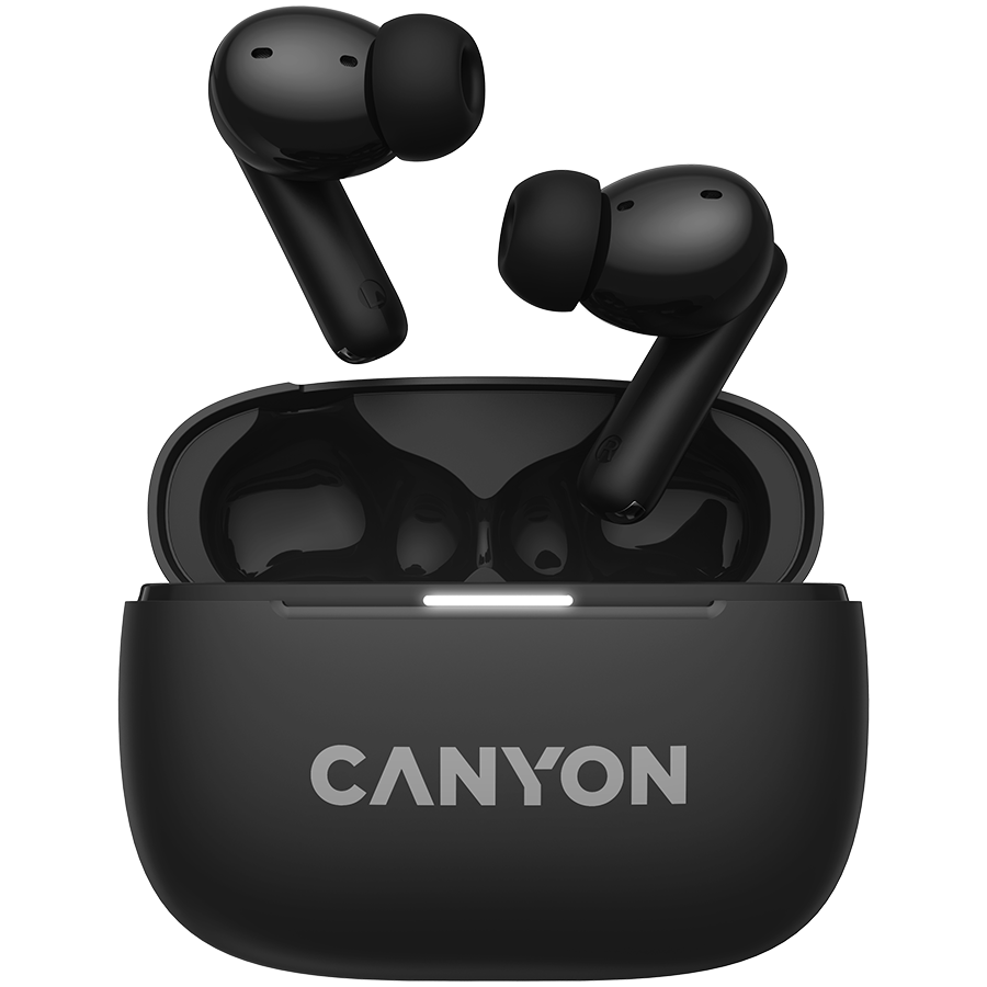 CANYON Наушники OnGo TWS-10 ANC+ENC Черные