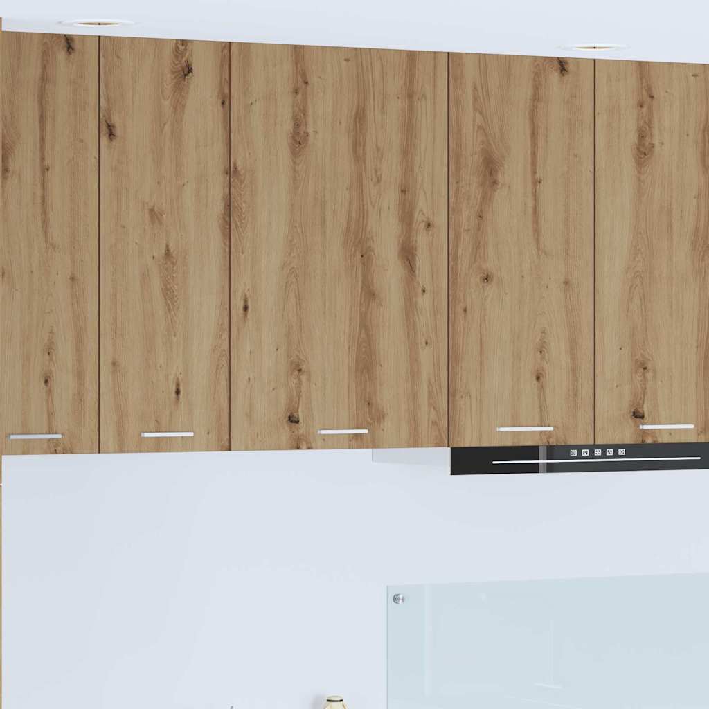 Seinakapp Riga Meisterdatud tamm ja valge 50 x 31 x 80 cm