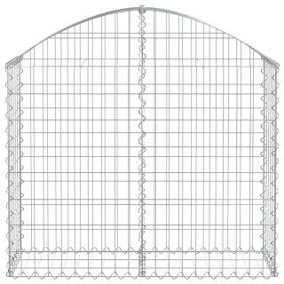Габион дугообразной формы, 100x30x80/100 см, оцинкованная сталь