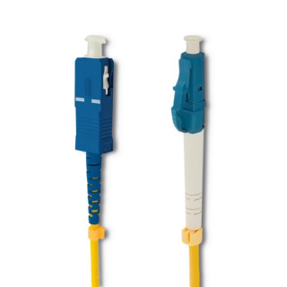Qoltec Patchcord fiber optic LC/UPC - SC/UPC | Singlemode | 9/125 | G652D | Simplex | 7m