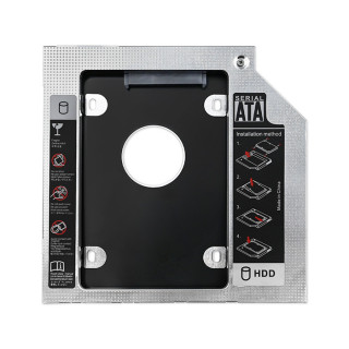 Qoltec HDD Caddy for laptop 2.5" HDD | 9.5 mm