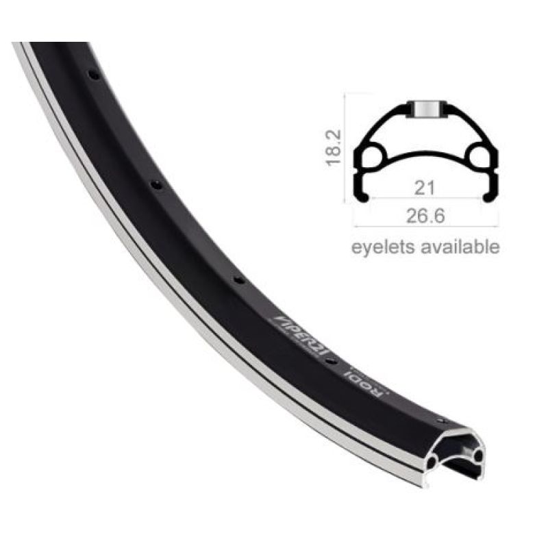 VIPER rim 26'' 559x21 black 36 holes
