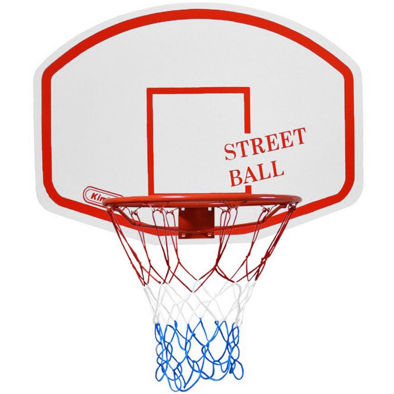 Kimet Street Ball basketball backboard + red and white hoop