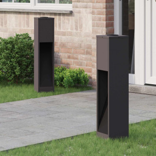 Päikese Led Rada Valgus 2 pcs Must Külmvaltsitud teras