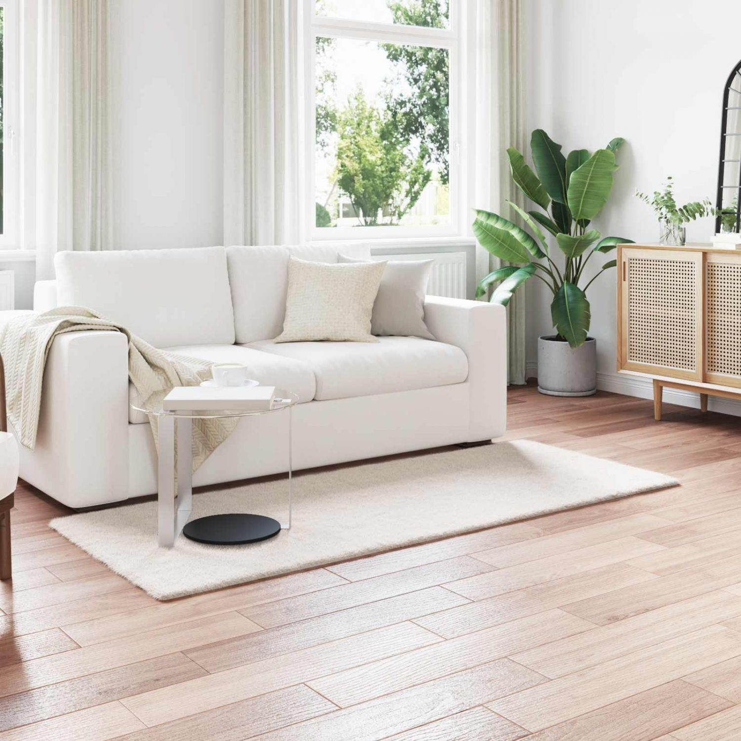 Kunstlik Küüliku Karv Mat Olite cream 100 x 200 cm Polüester