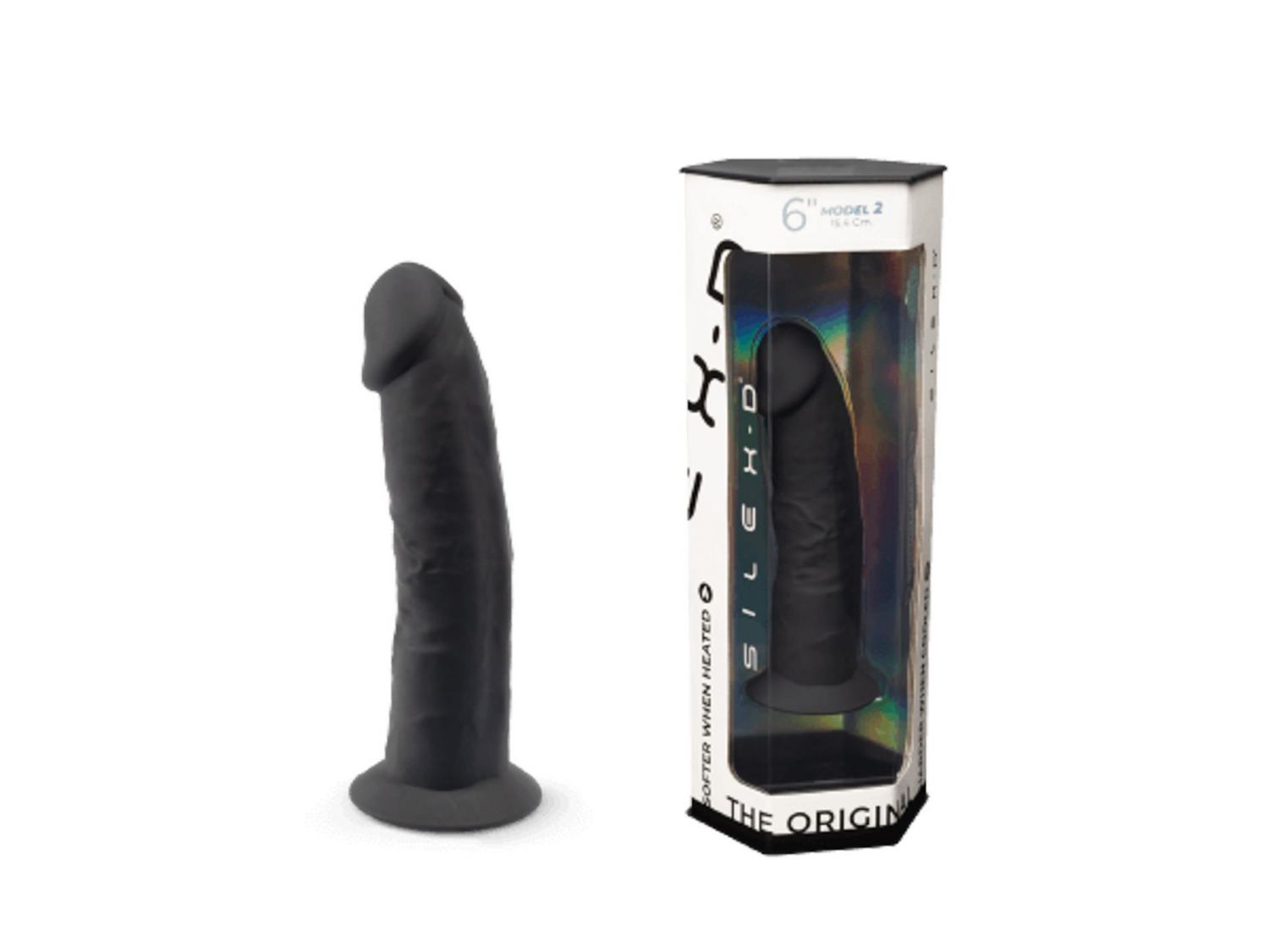 Dildo S.D Mudel 2 (15 cm) BLACK BOX