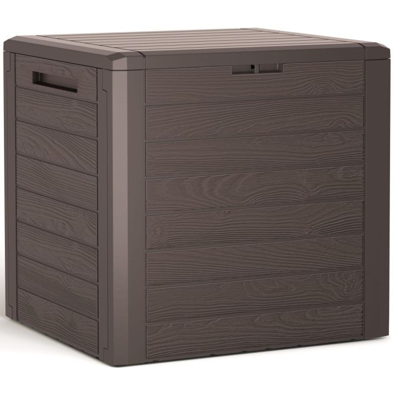GARDEN BOX 140L BROWN WOODEBOX