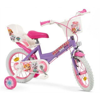 Children's bike 14 Paw Patrol Violet 1480 Girl TOIMSA
