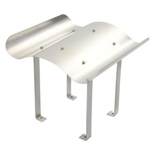 Колпак на дымоход, нержавеющая сталь, серебристый