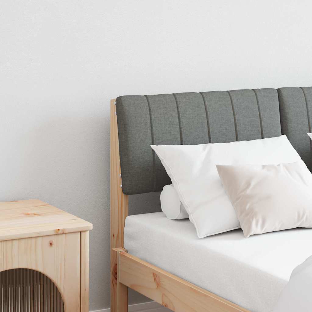 Polsterdatud voodiots Tumehall 120 cm Tahke mänd