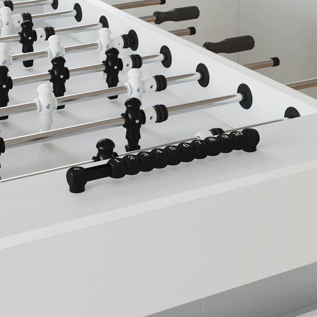 Jalgpallilaud 2 pcs Must 30 x 2,2 x 2,9 cm Plastmass