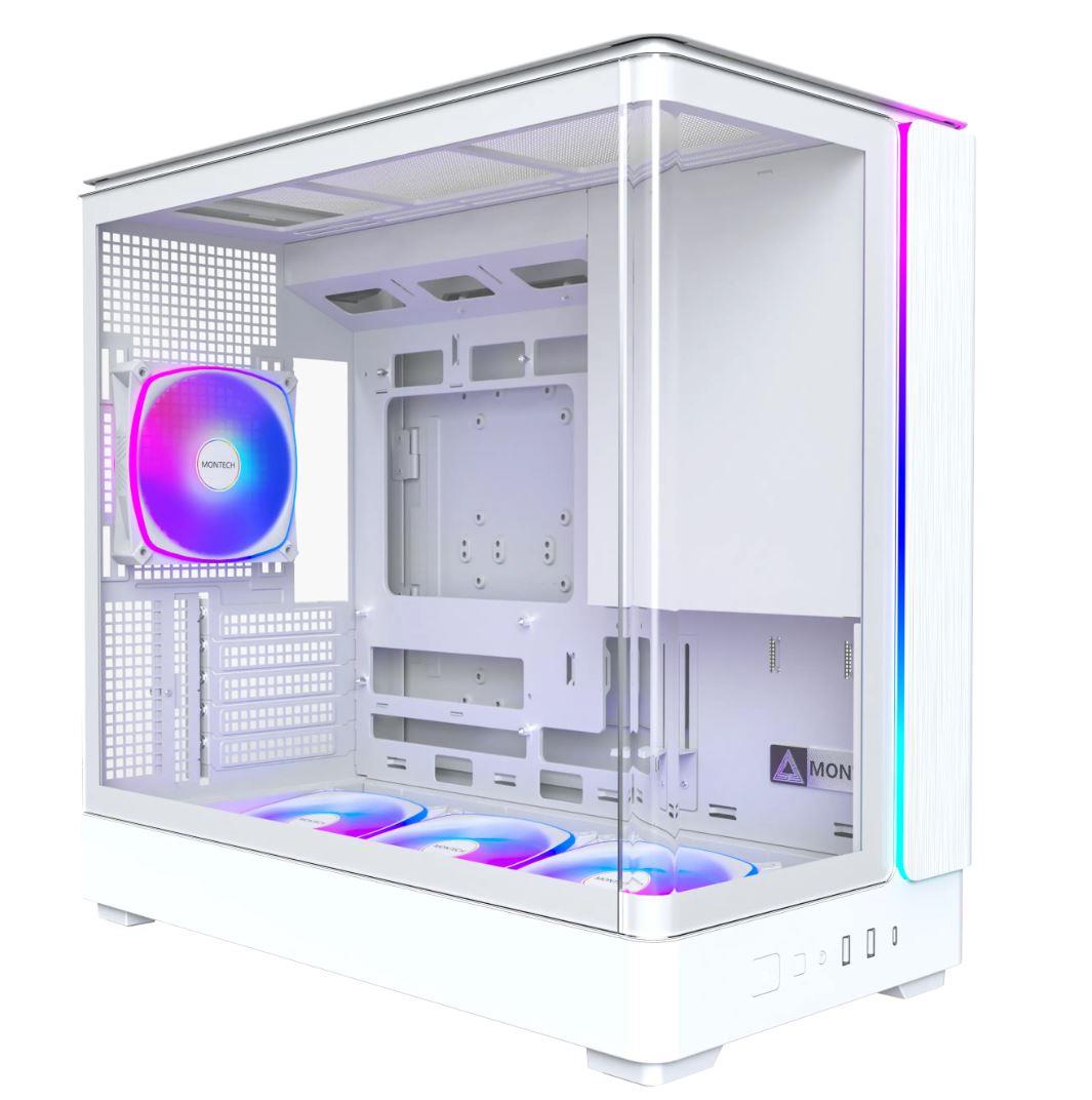 Case|MONTECH|micro ATX/Mini-ITX|White|Midi Tower|PC|KING 15 PRO|KING15PRO(W)