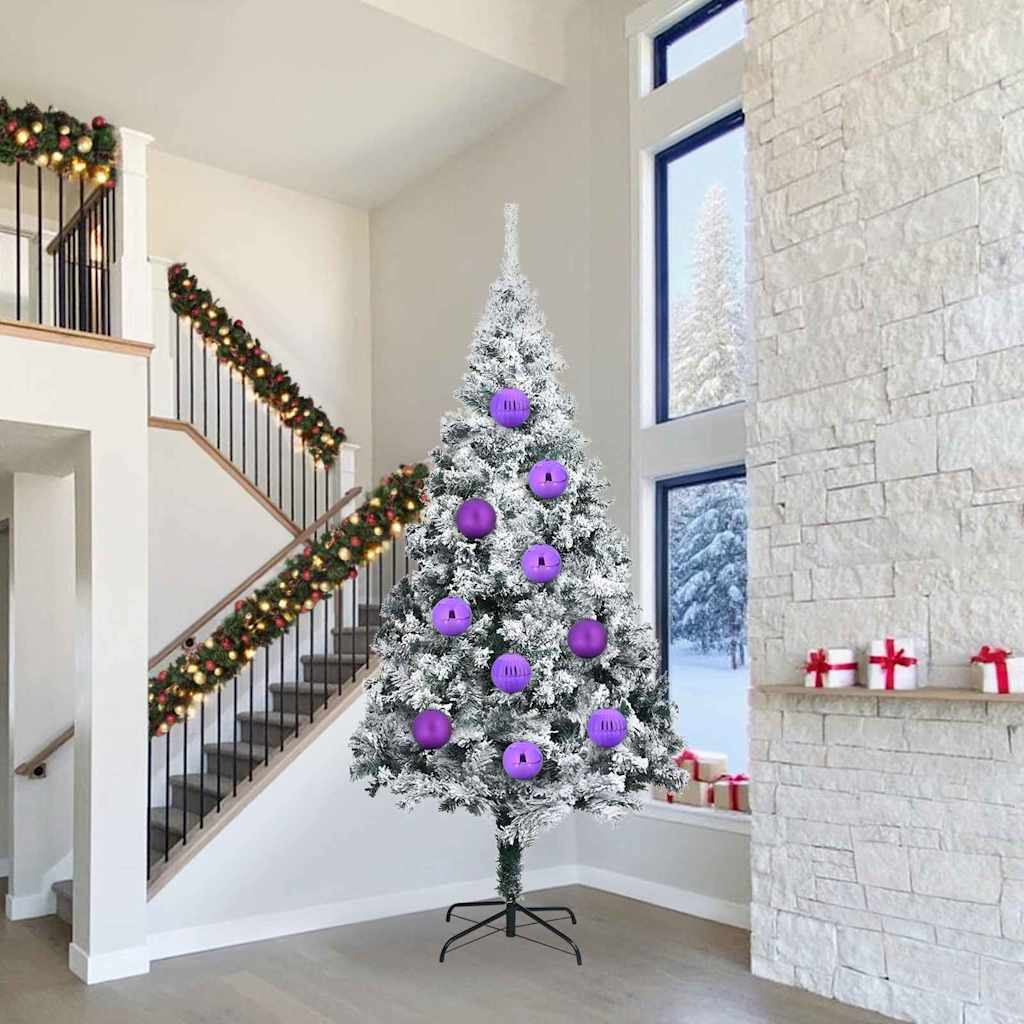 Jõulupallide komplekt 4 pcs Lillakas